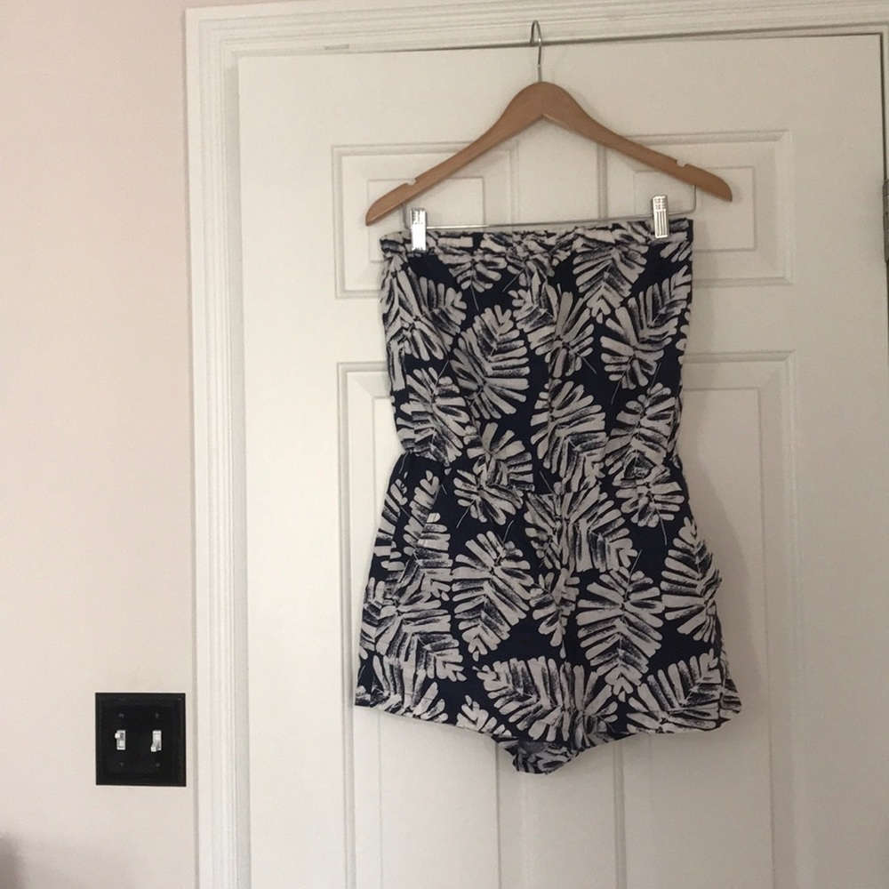 strapless summer romper